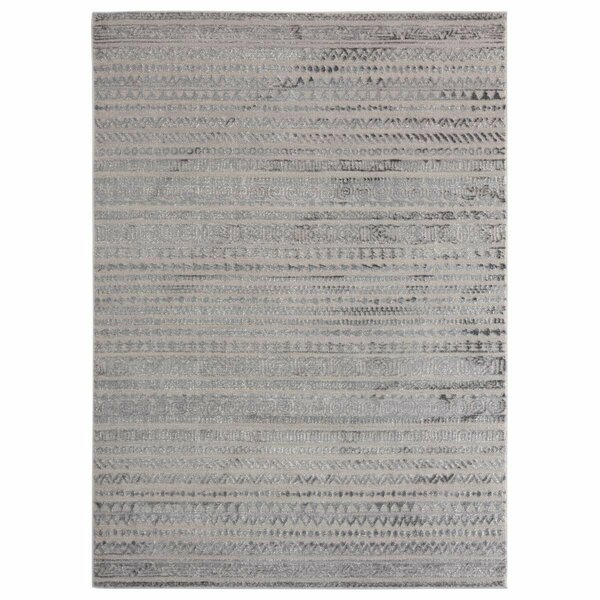 United Weavers Of America Cascades Yamsay Grey Oversize Rectangle Rug, 9 ft. 10 in. x 13 ft. 2 in. 2601 10772 1013